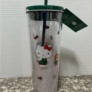 Hello Kitty Tumbler with Straw